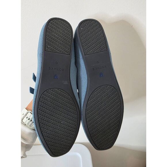 Rothy's The Double Buckle Mary Jane - Sky Size 10 NWOB - Picture 8 of 10